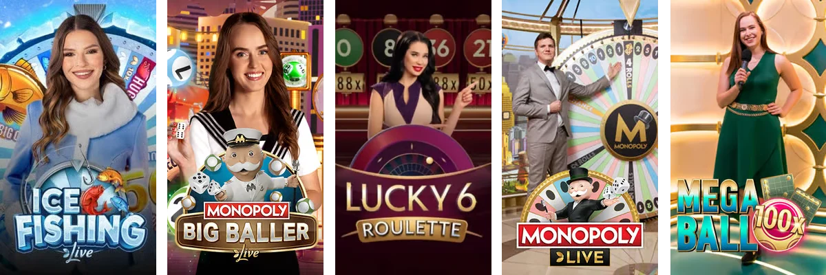 Живые игры в Вегас в Vegas